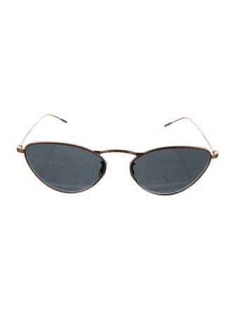 Oliver Peoples Round Tinted Sunglasses