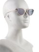 Oliver Peoples Round Tinted Sunglasses