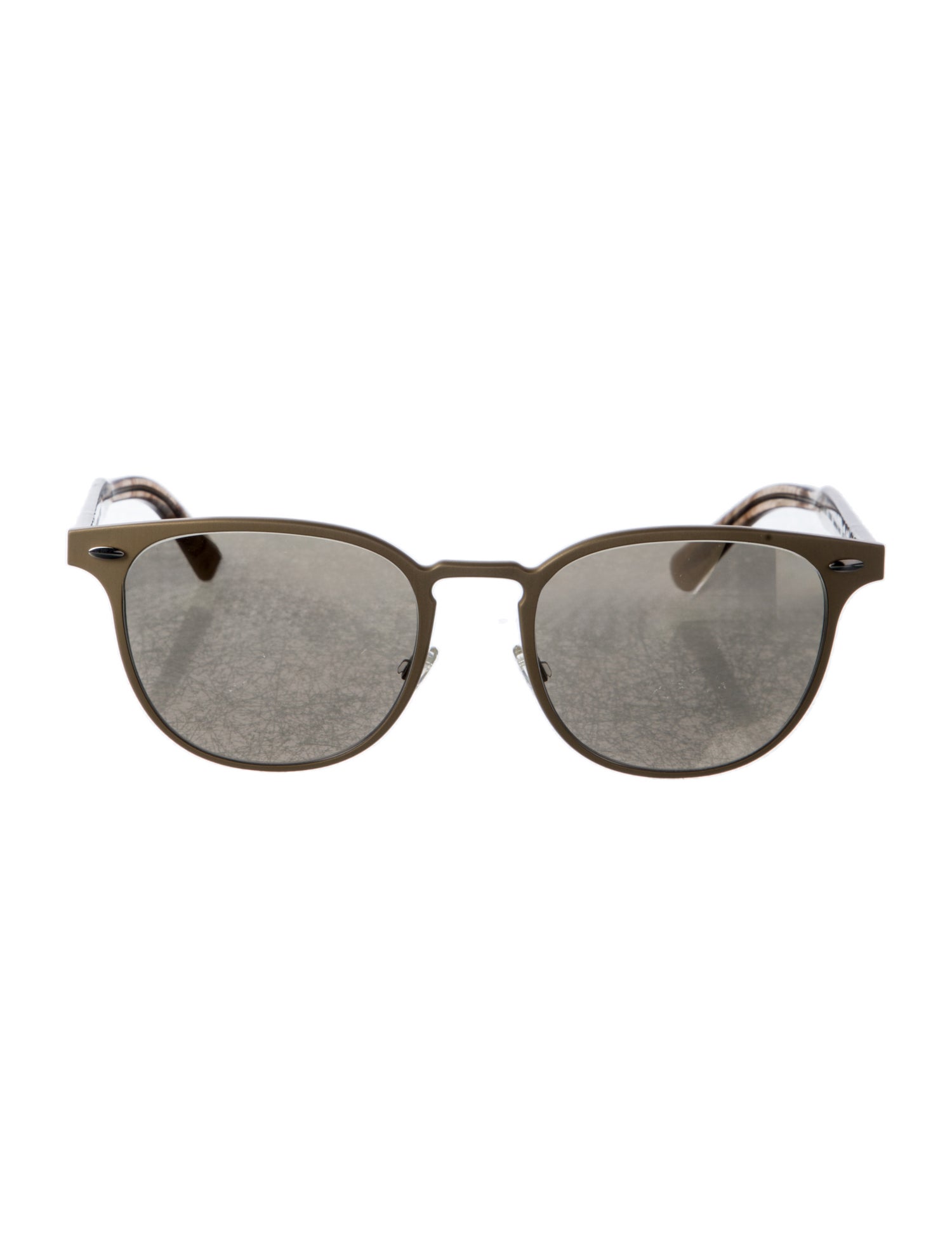 Oliver Peoples Wayfarer Mirrored Sunglasses