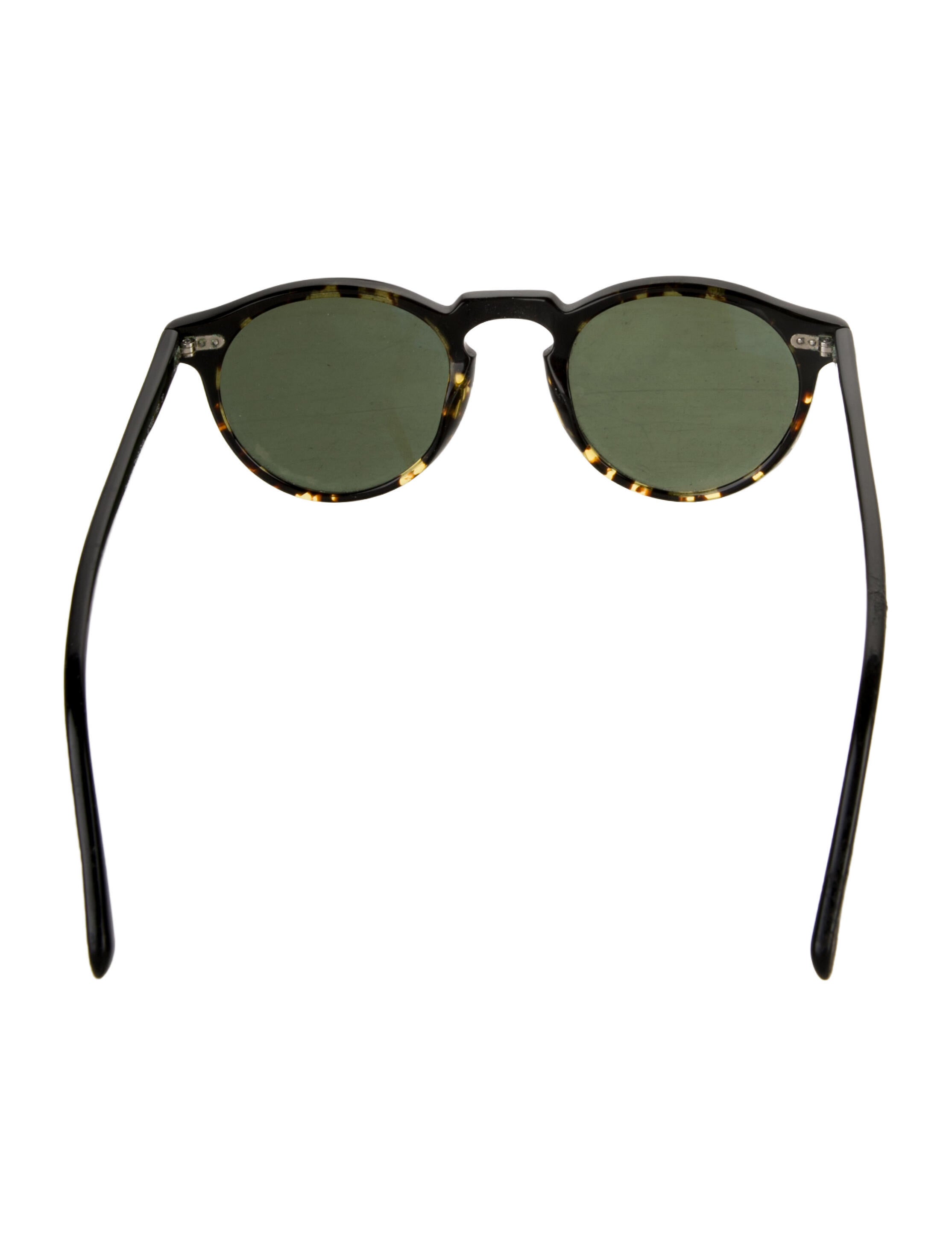 Oliver Peoples Gregory Peck Sun Tinted Round Sunglasses
