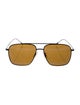Oliver Peoples Square Tinted Sunglasses