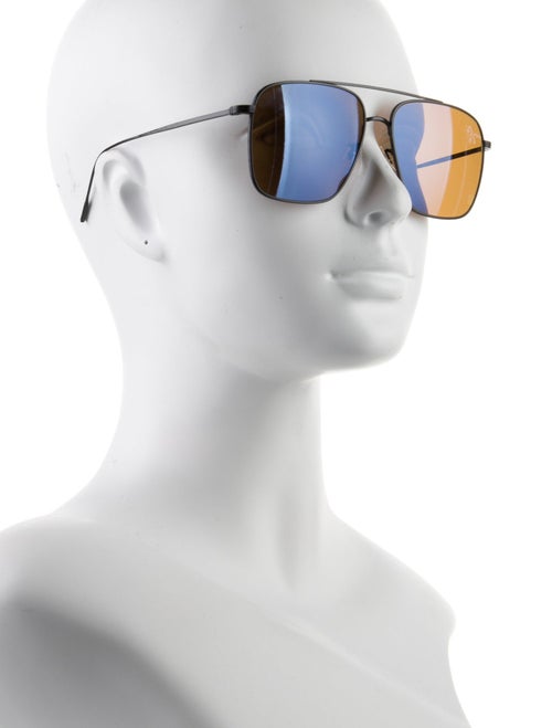 Oliver Peoples Square Tinted Sunglasses