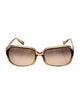 Oliver Peoples Square Gradient Sunglasses