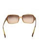 Oliver Peoples Square Gradient Sunglasses