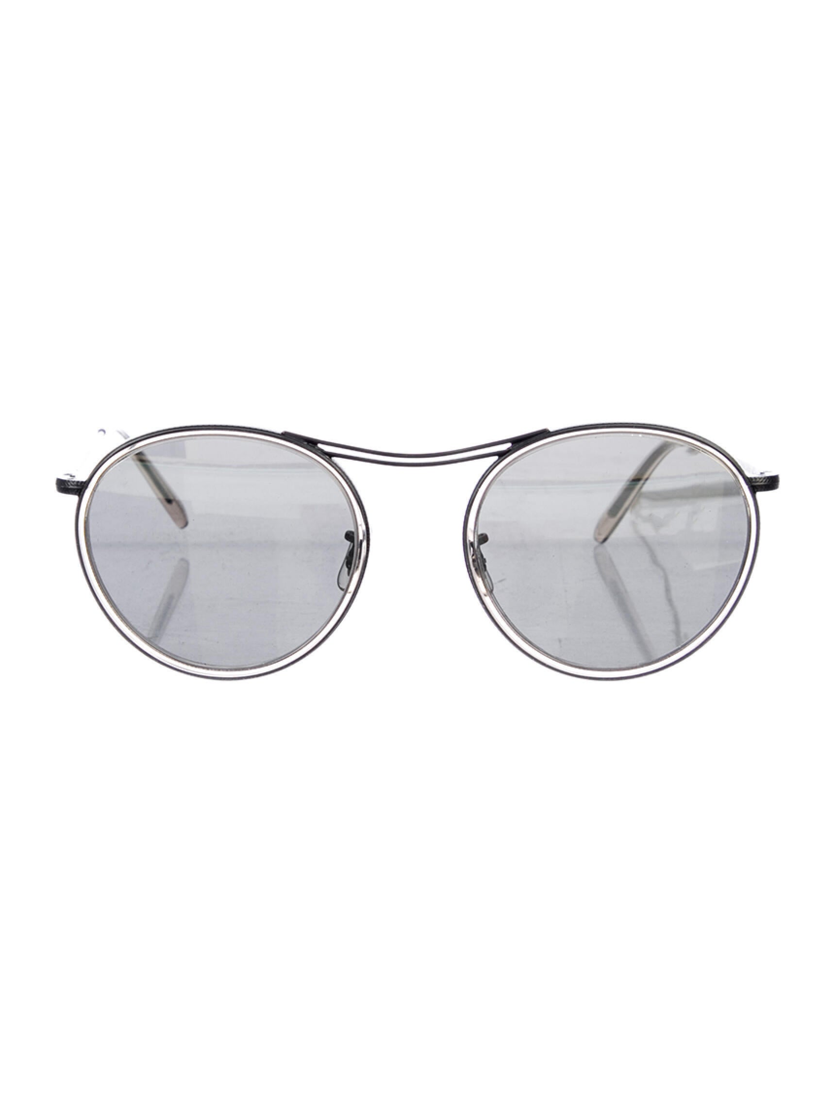 Oliver Peoples Round Tinted Sunglasses
