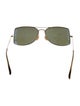Oliver Peoples Aviator Tinted Sunglasses