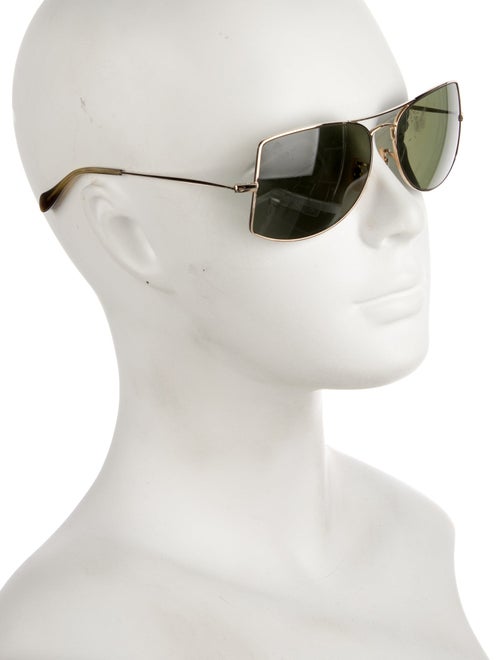 Oliver Peoples Aviator Tinted Sunglasses