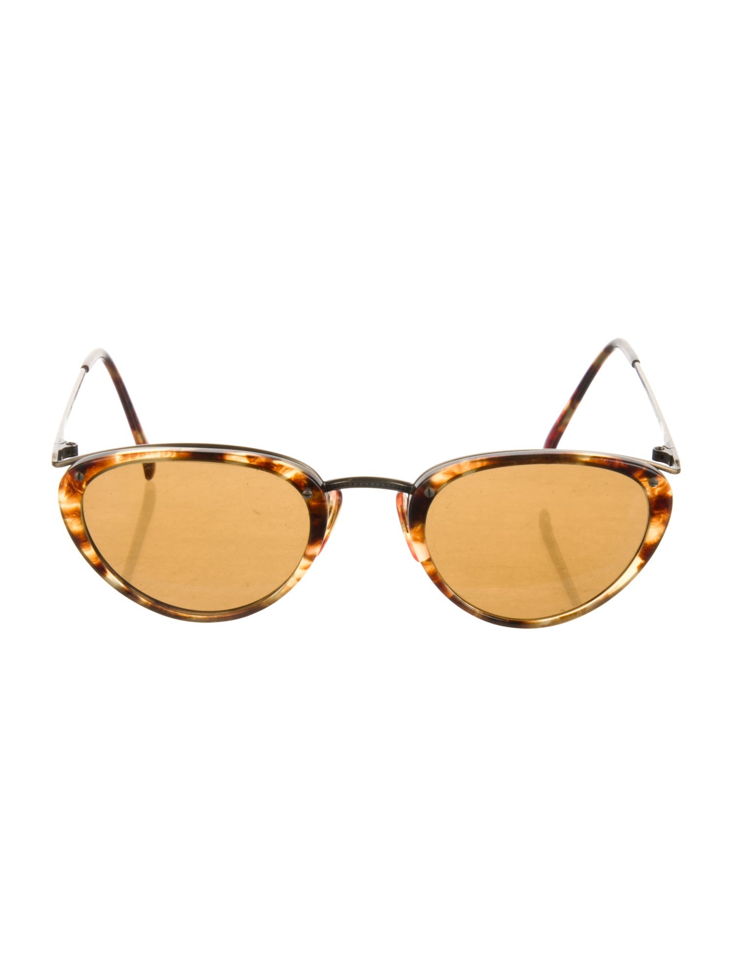 Oliver Peoples Round Tinted Sunglasses
