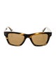 Oliver Peoples Wayfarer Tinted Sunglasses