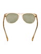 Oliver Peoples Wayfarer Tinted Sunglasses
