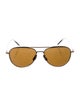 Oliver Peoples Aviator Gradient Sunglasses