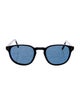 Oliver Peoples Wayfarer Tinted Sunglasses