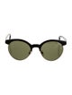 Oliver Peoples Round Mirrored Sunglasses