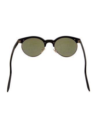 Oliver Peoples Round Mirrored Sunglasses
