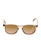 Oliver Peoples Aviator Tinted Sunglasses