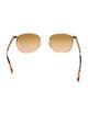 Oliver Peoples Aviator Tinted Sunglasses