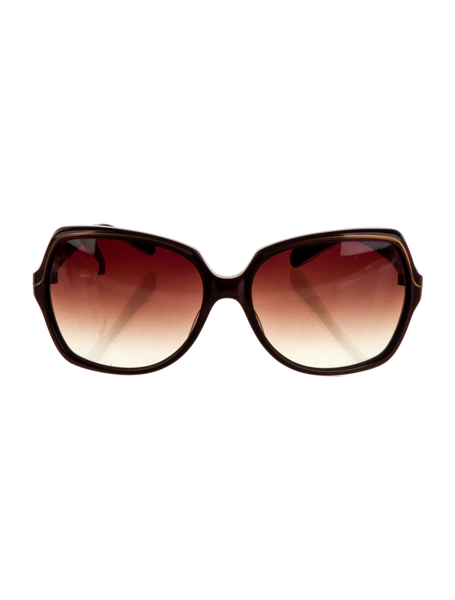 Oliver Peoples Oversize Gradient Sunglasses