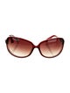 Oliver Peoples Square Gradient Sunglasses
