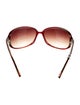 Oliver Peoples Square Gradient Sunglasses
