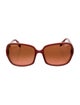 Oliver Peoples Square Gradient Sunglasses