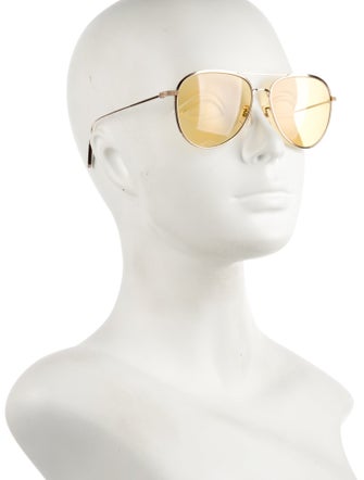 Oliver Peoples Aviator Tinted Sunglasses