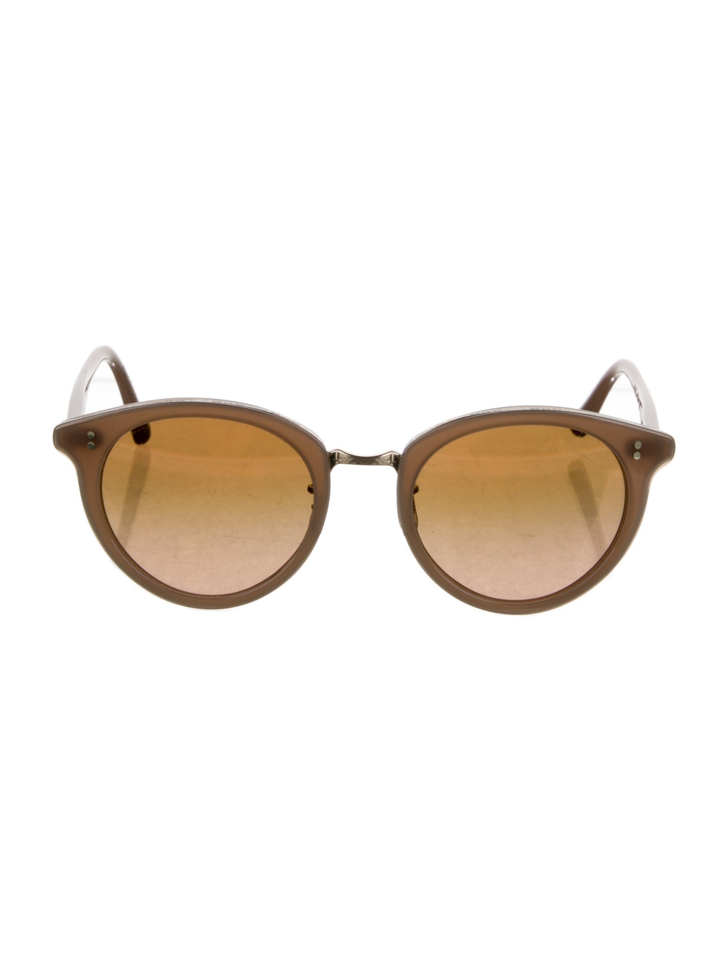 Oliver Peoples Round Tinted Sunglasses