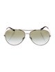 Oliver Peoples Aviator Tinted Sunglasses