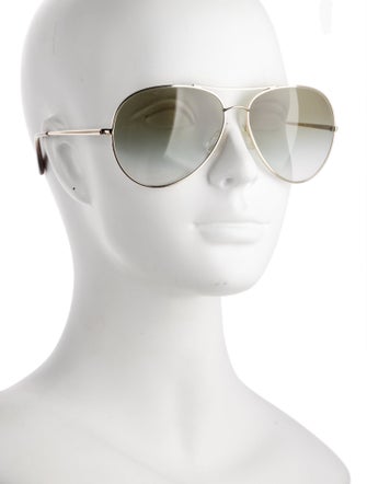 Oliver Peoples Aviator Tinted Sunglasses