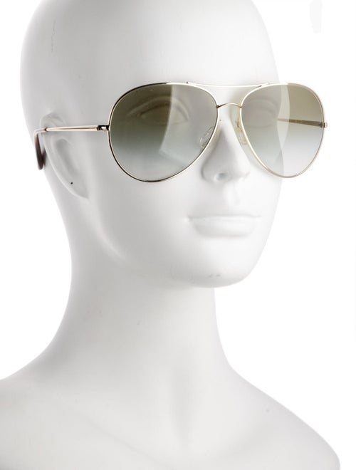 Oliver Peoples Aviator Tinted Sunglasses