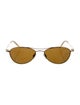 Oliver Peoples Aviator Tinted Sunglasses