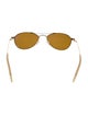 Oliver Peoples Aviator Tinted Sunglasses