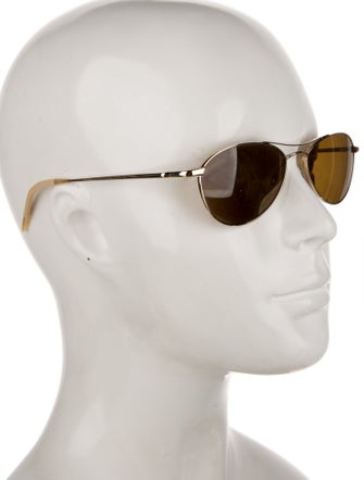 Oliver Peoples Aviator Tinted Sunglasses