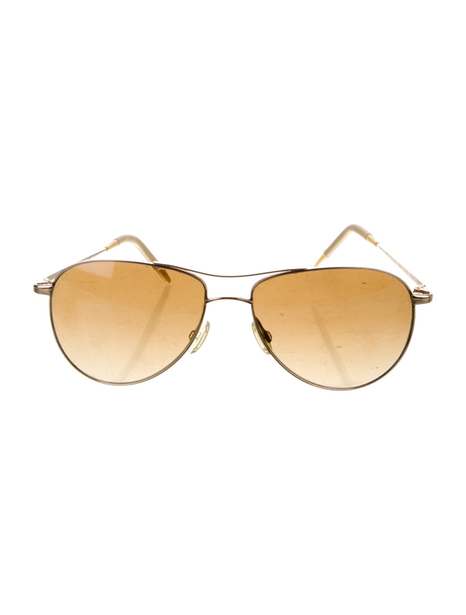 Oliver Peoples Aviator Tinted Sunglasses