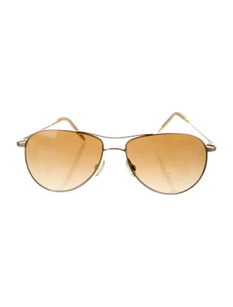 Oliver Peoples Aviator Tinted Sunglasses
