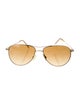 Oliver Peoples Aviator Tinted Sunglasses