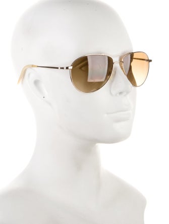 Oliver Peoples Aviator Tinted Sunglasses