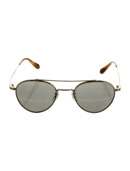 Oliver Peoples Aviator Mirrored Sunglasses