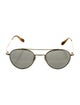 Oliver Peoples Aviator Mirrored Sunglasses