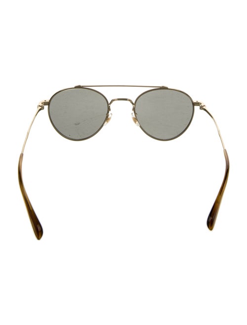 Oliver Peoples Aviator Mirrored Sunglasses