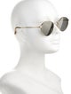 Oliver Peoples Aviator Mirrored Sunglasses