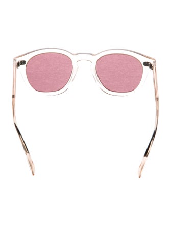 Oliver Peoples Wayfarer Mirrored Sunglasses