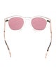 Oliver Peoples Wayfarer Mirrored Sunglasses