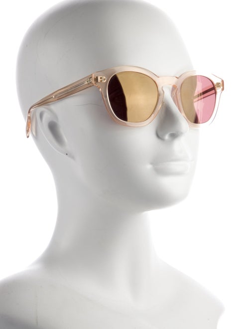 Oliver Peoples Wayfarer Mirrored Sunglasses