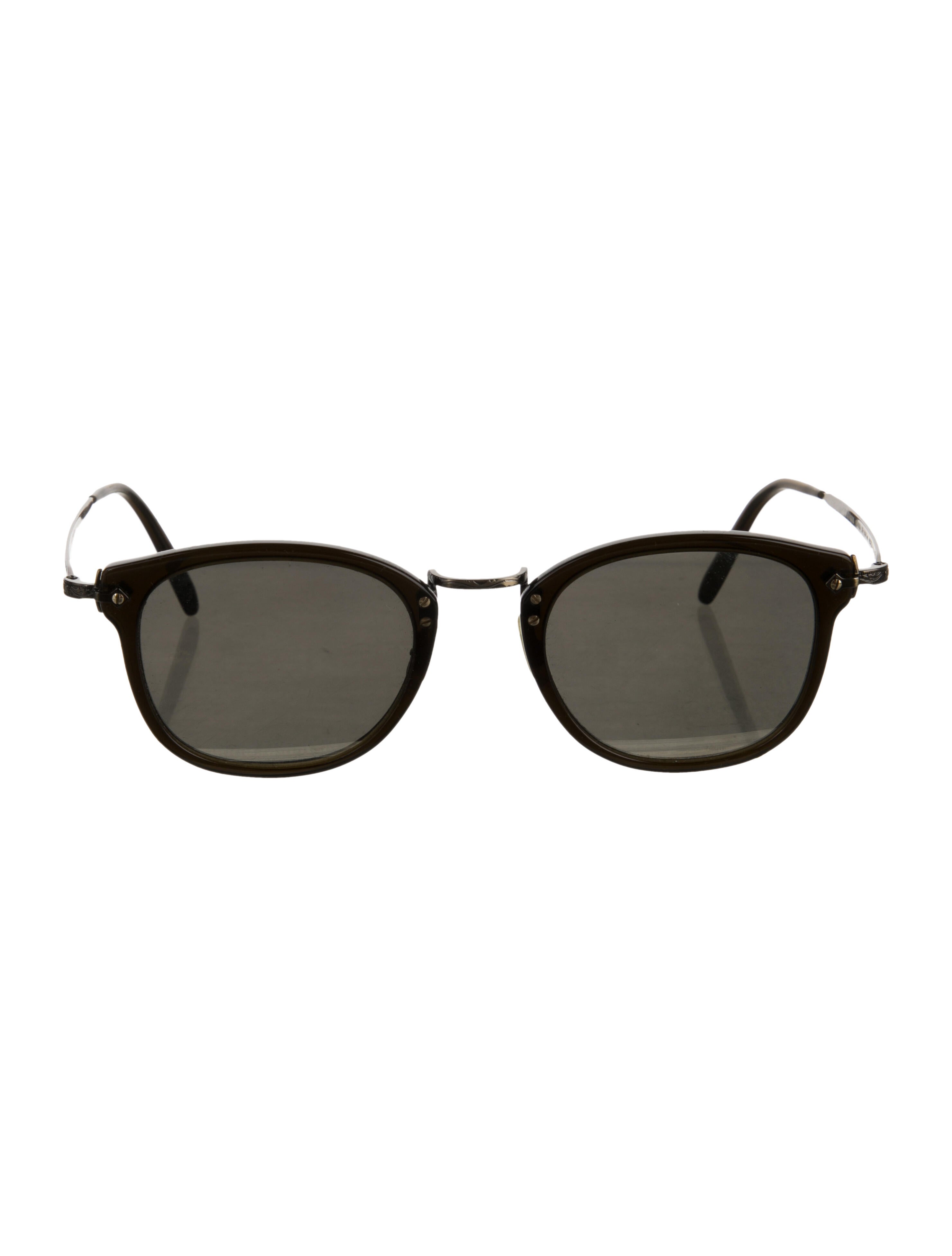Oliver Peoples Round Tinted Sunglasses