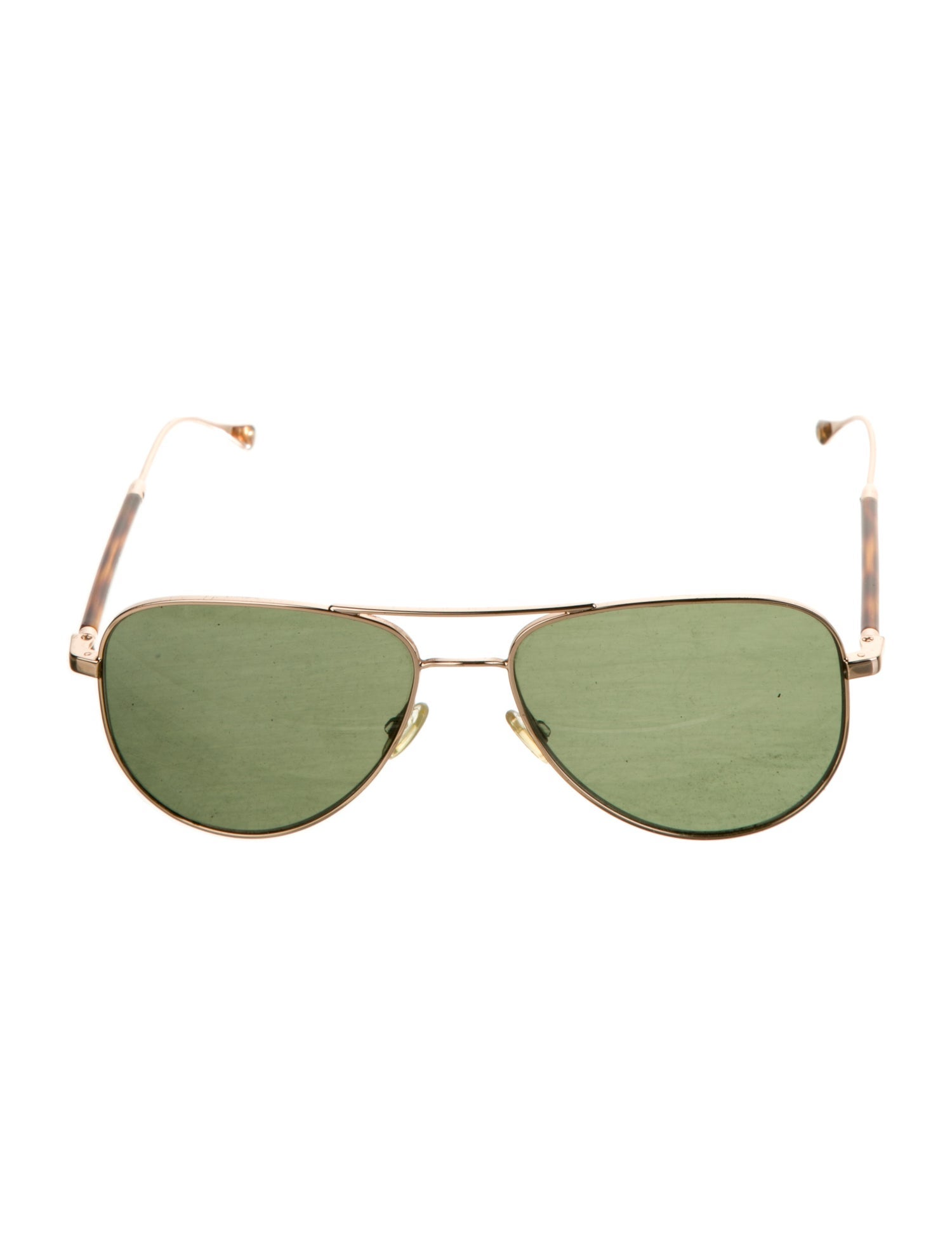 Oliver Peoples Aviator Tinted Sunglasses