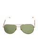Oliver Peoples Aviator Tinted Sunglasses
