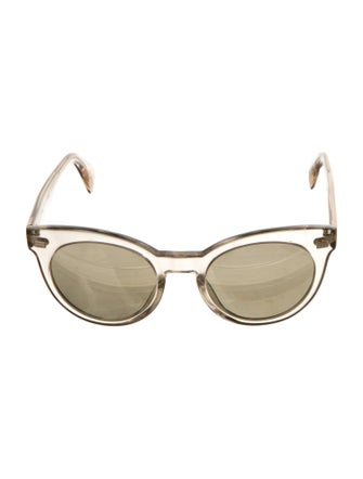 Oliver Peoples Round Mirrored Sunglasses