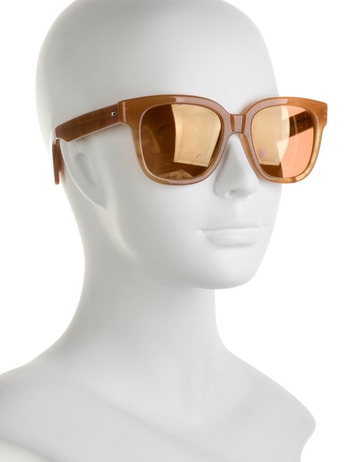 Oliver Peoples Wayfarer Tinted Sunglasses