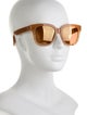 Oliver Peoples Wayfarer Tinted Sunglasses