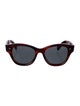 Oliver Peoples Wayfarer Tinted Sunglasses